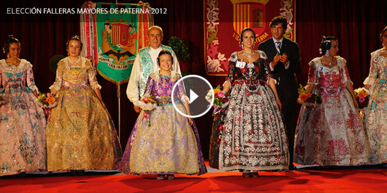 Elección Falleras Mayores de Paterna 2012