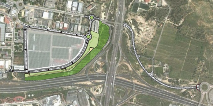 Imagen del proyecto de urbanización de la Ciudad Deportiva