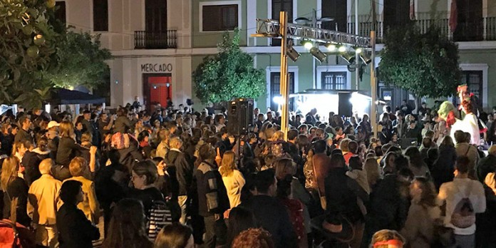 Uno de los actos celebrados en Paterna con motivo de la celebración de Halloween