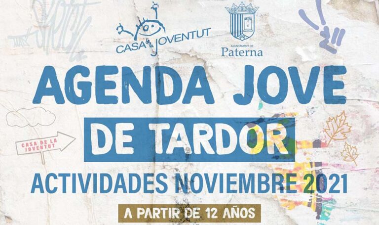 La Casa de la Juventud de Paterna programa nuevas actividades en la Agenda Joven de noviembre