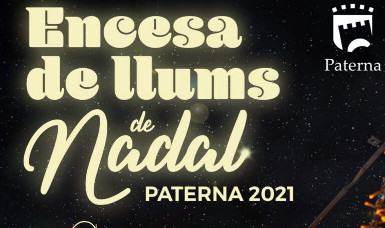 Paterna ‘enciende’ la Navidad con la puesta en marcha del alumbrado ornamental en todos los barrios de la ciudad