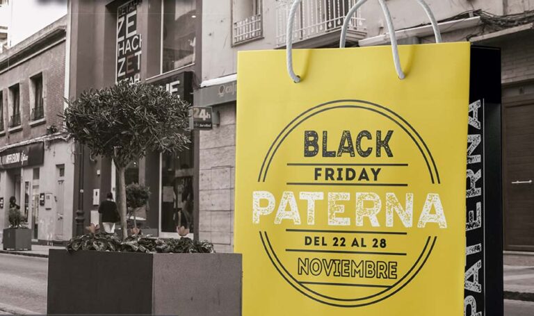 Paterna lanza una campaña para impulsar las compras del Black Friday en el comercio local