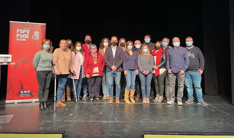 Sagredo revalida su cargo como Secretario General de los socialistas de Paterna con el respaldo unánime de toda su agrupación