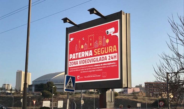 Las cámaras de videovigilancia de Paterna permiten a la Policía la detención de dos atracadores tras cometer un robo en Manises