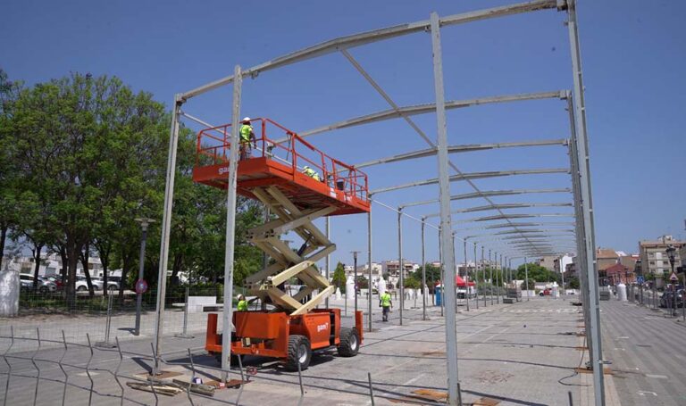 Paterna comienza el montaje del cohetódromo