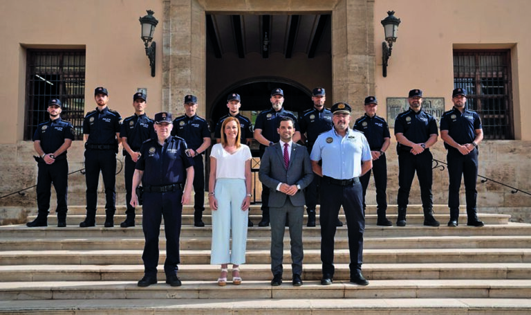 La Policía Local de Paterna aumenta su plantilla con la incorporación de 10 nuevos agentes