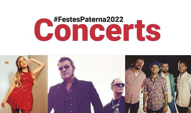Ana Mena, M-Clan y Efecto Pasillo, cabezas de cartel de los conciertos en las Fiestas Mayores de Paterna