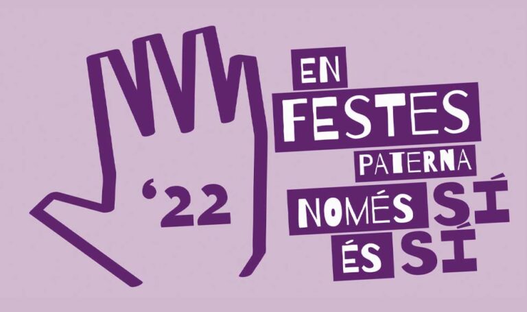 El Ayuntamiento lanza la campaña “En Festes Paterna només sí és sí”