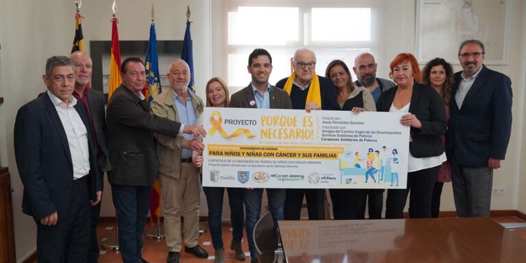 Paterna, capital de la solidaridad, cede una parcela municipal para la Casa Asistencial para niños con cáncer