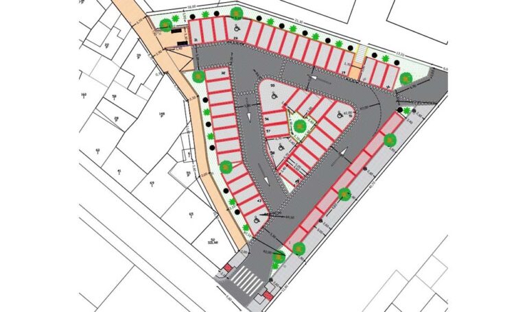 Un nuevo parking público junto al CEIP Torre de Paterna suma 50 plazas de aparcamiento más a la ciudad
