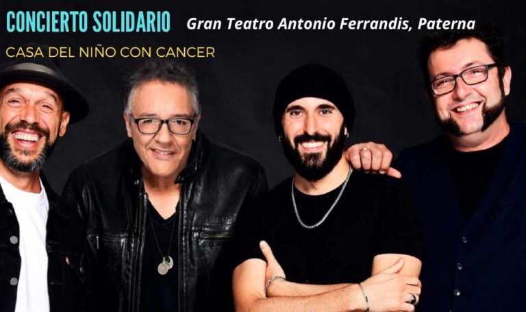 Revolver realizará un concierto benéfico en Paterna para hacer realidad el proyecto de la casa para niños con cáncer