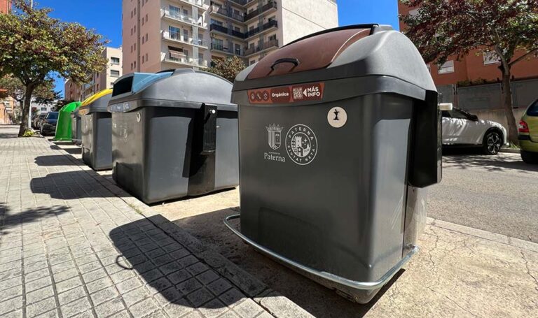 Paterna apuesta por una ciudad limpia y sostenible con la implantación del contenedor marrón en todos sus barrios