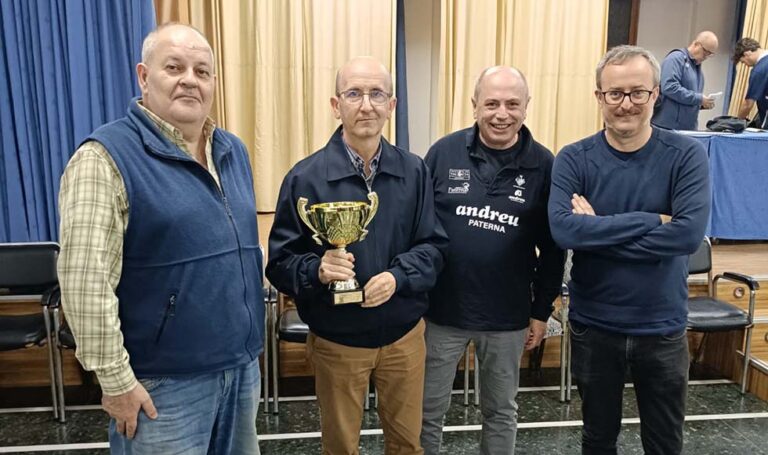 Club Ajedrez Andreu Paterna, campeón de la I Edición del Provincial de veteranos +50