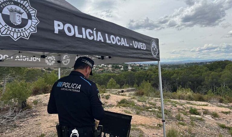 Paterna sobrevuela con drones de vigilancia La Vallesa para garantizar la seguridad y protección de la masa forestal
