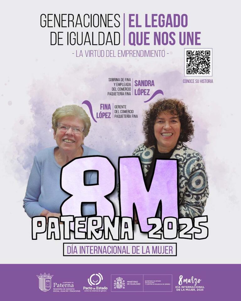 Paterna conmemora el Día de la Mujer con una mascletà y una campaña que reivindica la igualdad a través de generaciones