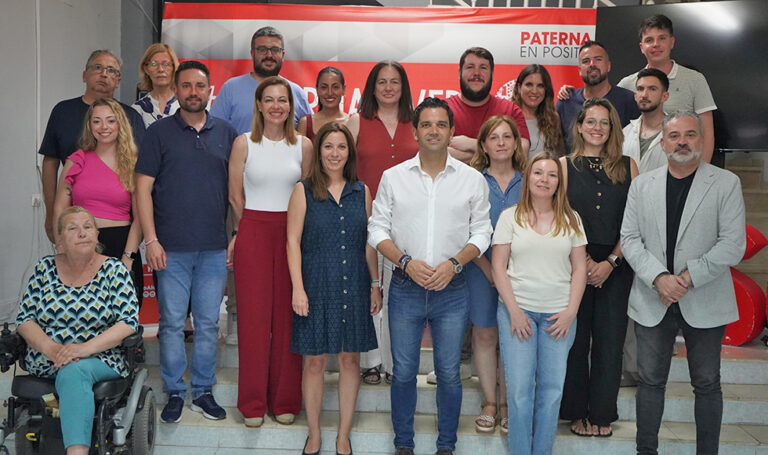 Sagredo, reelegido por unanimidad Secretario General del PSOE de Paterna, lidera una dirección con un 70% de mujeres