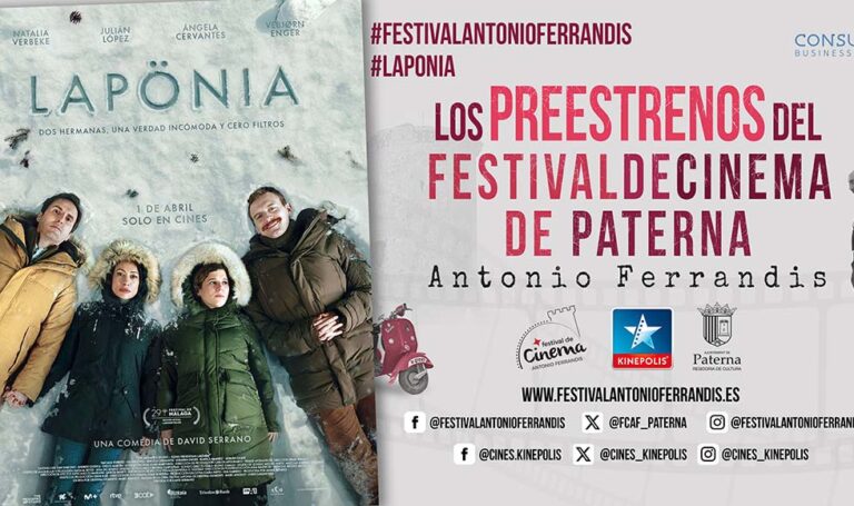 Natalia Verbeke y David Serrano presentan «Lapönia» en los preestrenos del Festival de Cine de Paterna