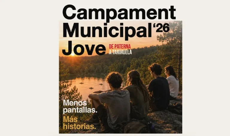 El Ayuntamiento de Paterna organiza para agosto un Campamento Multiaventura en Tarihuela para jóvenes de entre 12 y 16 años