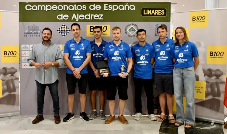 El Club Ajedrez Andreu Paterna se proclama subcampeón de España de Primera División