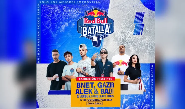 Paterna acoge la exhibición de freestyle de Red Bull Batallael próximo 17 de octubre